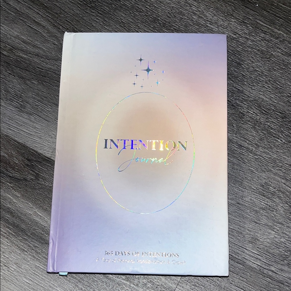 Intention Journal with Holographic Cover